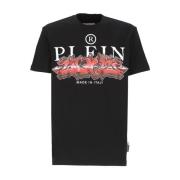 T-Shirts Philipp Plein , Black , Heren