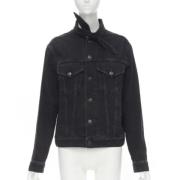 Pre-owned Denim outerwear Balenciaga Vintage , Gray , Dames