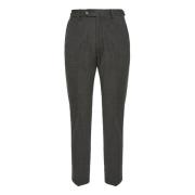 Broek van stretchflanel Boggi Milano , Gray , Heren