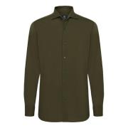 B Jersey Pique Polo Shirt Regular Fit Boggi Milano , Green , Heren