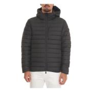 Gewatteerde Hooded Harrington Jas Save The Duck , Black , Heren