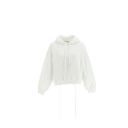 Terry Hoodie-Puff Pain T by Alexander Wang , White , Dames