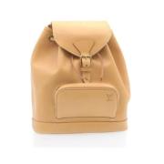 Pre-owned Leather louis-vuitton-bags Louis Vuitton Vintage , Beige , D...