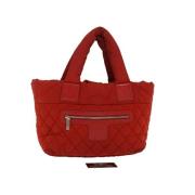 Pre-owned Nylon handbags Chanel Vintage , Red , Dames