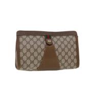 Pre-owned Canvas gucci-bags Gucci Vintage , Beige , Dames