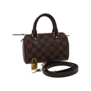 Pre-owned Canvas handbags Louis Vuitton Vintage , Brown , Dames