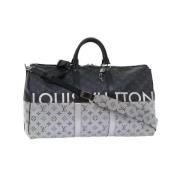 Pre-owned Canvas louis-vuitton-bags Louis Vuitton Vintage , Gray , Dam...