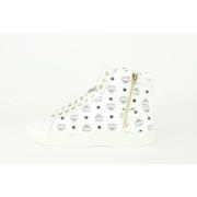 Pre-owned Leather sneakers MCM Pre-owned , White , Unisex