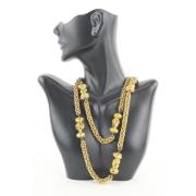 Pre-owned Gouden Chanel Ketting Chanel Vintage , Yellow , Dames