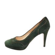 Pre-owned Pumps Prada Vintage , Green , Dames