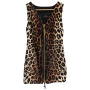 Pre-owned Fur outerwear Giuseppe Zanotti Pre-owned , Brown , Dames