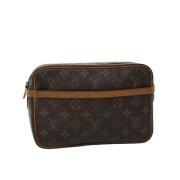 Pre-owned Canvas louis-vuitton-bags Louis Vuitton Vintage , Brown , Da...