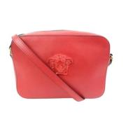 Voldoende lederen crossbody-bags Versace Pre-owned , Red , Dames