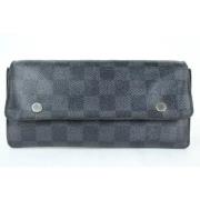 Tweedehands portemonnees Louis Vuitton Vintage , Black , Dames