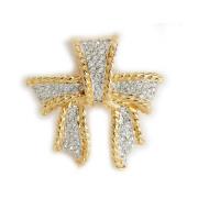 rystal boog broche Kenneth Jay Lane Pre-owned , Yellow , Dames