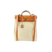 Tweedehands rugzak Hermès Vintage , Beige , Dames