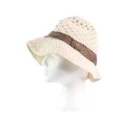 Pre-owned Cotton hats Chloé Pre-owned , Beige , Dames
