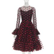 Pre-owned Tulle dresses Dolce & Gabbana Pre-owned , Black , Dames