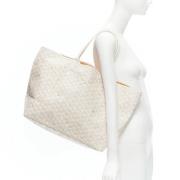 Pre-owned Canvas totes Goyard Vintage , White , Dames