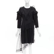 Pre-owned Cotton dresses Simone Rocha Pre-owned , Black , Dames