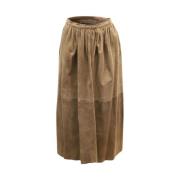Pre-owned Suede bottoms Ralph Lauren Pre-owned , Brown , Dames