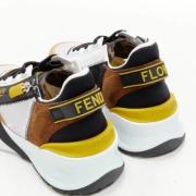Pre-owned Fabric sneakers Fendi Vintage , Yellow , Dames