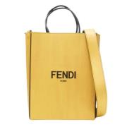 Pre-owned Leather fendi-bags Fendi Vintage , Yellow , Dames