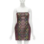 Pre-owned Polyester dresses Versace Pre-owned , Pink , Dames