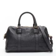 Pre-owned Leather totes Loewe Pre-owned , Black , Dames