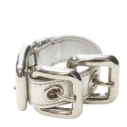Pre-owned Leather bracelets Miu Miu Pre-owned , Gray , Dames