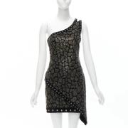 Pre-owned Cotton dresses Balmain Pre-owned , Black , Dames