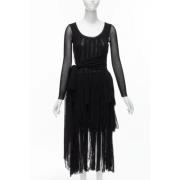 Pre-owned Tulle dresses Jean Paul Gaultier Pre-owned , Black , Dames