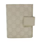 Pre-owned Canvas wallets Gucci Vintage , Beige , Dames