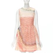 Pre-owned Lace dresses Valentino Vintage , Pink , Dames