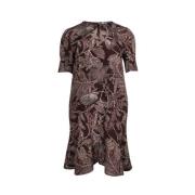 Pre-owned Silk dresses Chloé Pre-owned , Brown , Dames