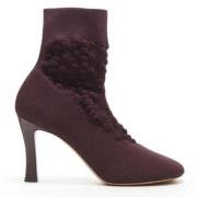 Pre-owned Fabric boots Celine Vintage , Red , Dames