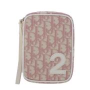 Pre-owned Canvas clutches Dior Vintage , Pink , Dames