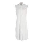 Pre-owned Cotton dresses Alaïa Pre-owned , White , Dames