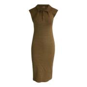 Pre-owned Fabric dresses Jacquemus Pre-owned , Brown , Dames