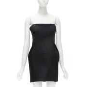 Pre-owned Viscose dresses Versace Pre-owned , Black , Dames
