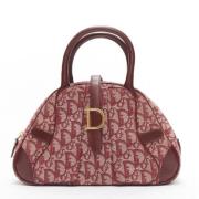 Pre-owned Canvas handbags Dior Vintage , Red , Dames