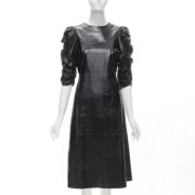 Pre-owned Leather dresses Celine Vintage , Black , Dames
