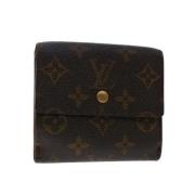 Pre-owned Canvas wallets Louis Vuitton Vintage , Brown , Dames