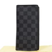 Pre-owned Canvas wallets Louis Vuitton Vintage , Black , Dames