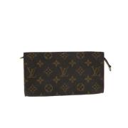 Pre-owned Canvas wallets Louis Vuitton Vintage , Brown , Dames