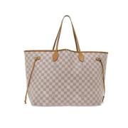 Pre-owned Canvas louis-vuitton-bags Louis Vuitton Vintage , Beige , Da...