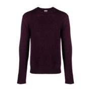 Paarse Sweater U412 Massimo Alba , Purple , Heren