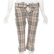 Pre-owned Cotton bottoms Burberry Vintage , Brown , Dames