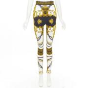 Pre-owned Fabric bottoms Versace Pre-owned , Yellow , Dames