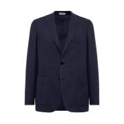 Ontspannen Wool K-Jacket Boglioli , Blue , Heren